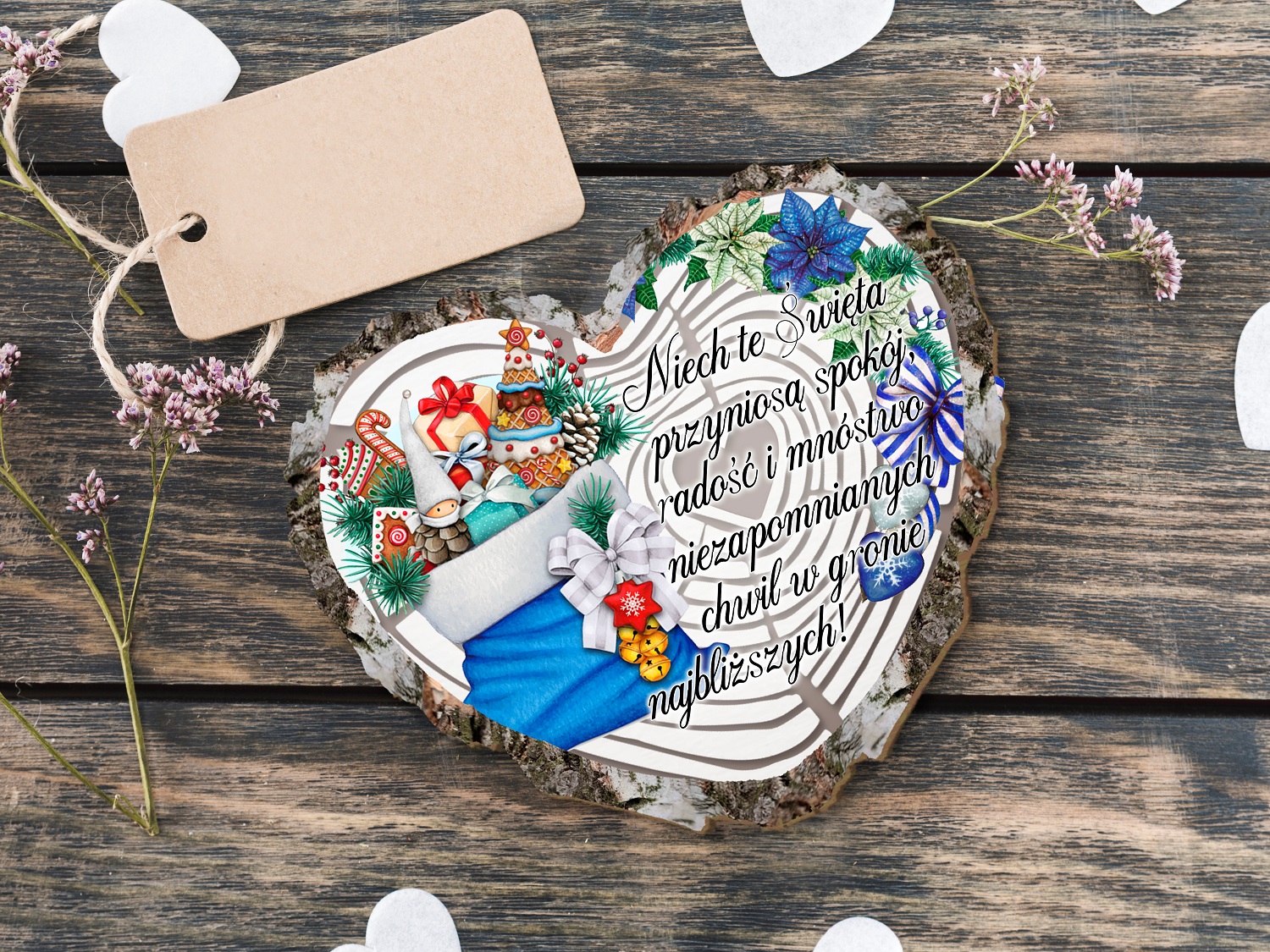 Magnes na Boże Narodzenie - świąteczny upominek na lodówkę