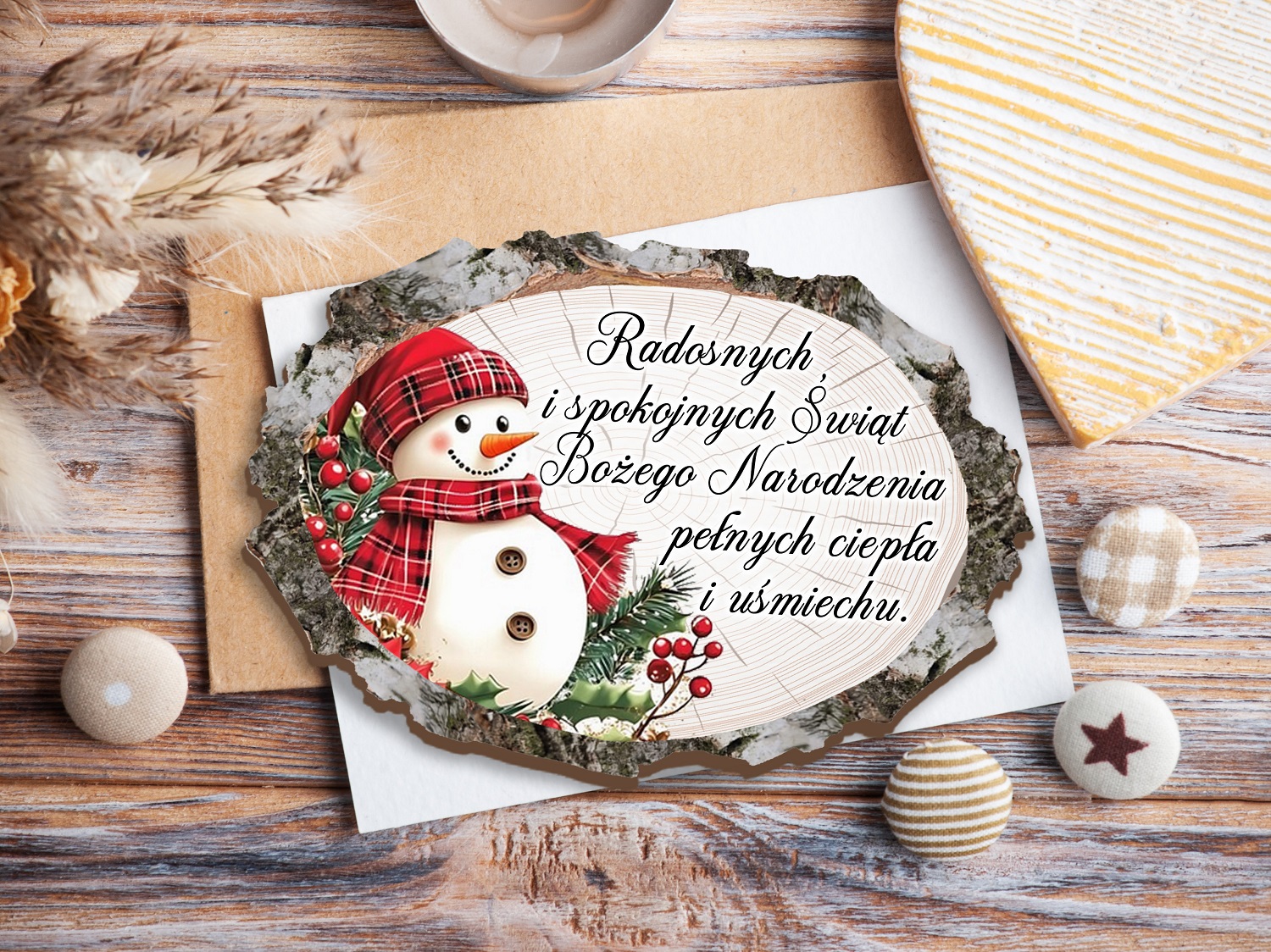 Magnes bożonarodzeniowy - drobiazg do paczki świątecznej