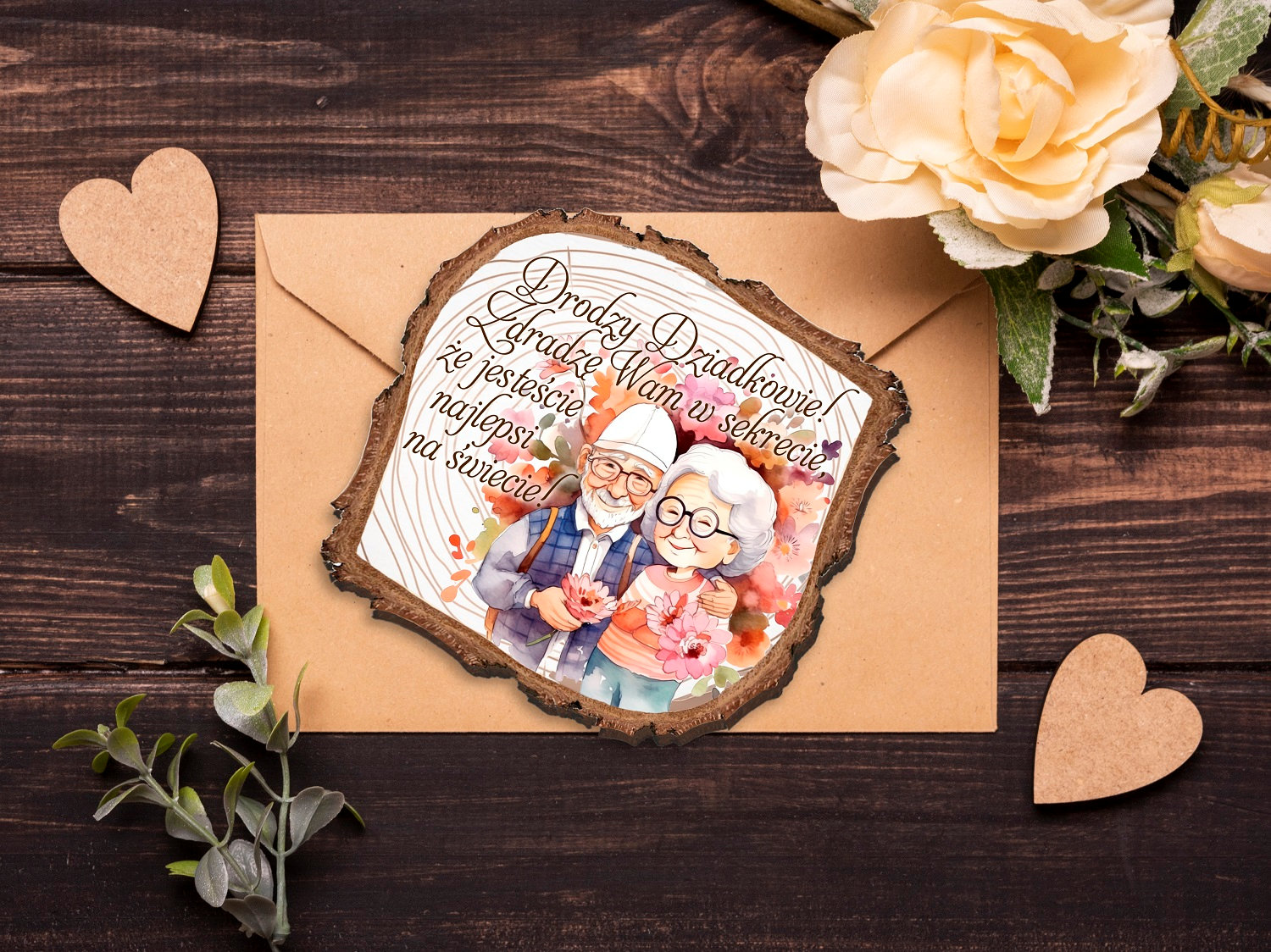 Magnes dla dziadków - pamiątka na Dzień Babci i Dziadka do szkoły