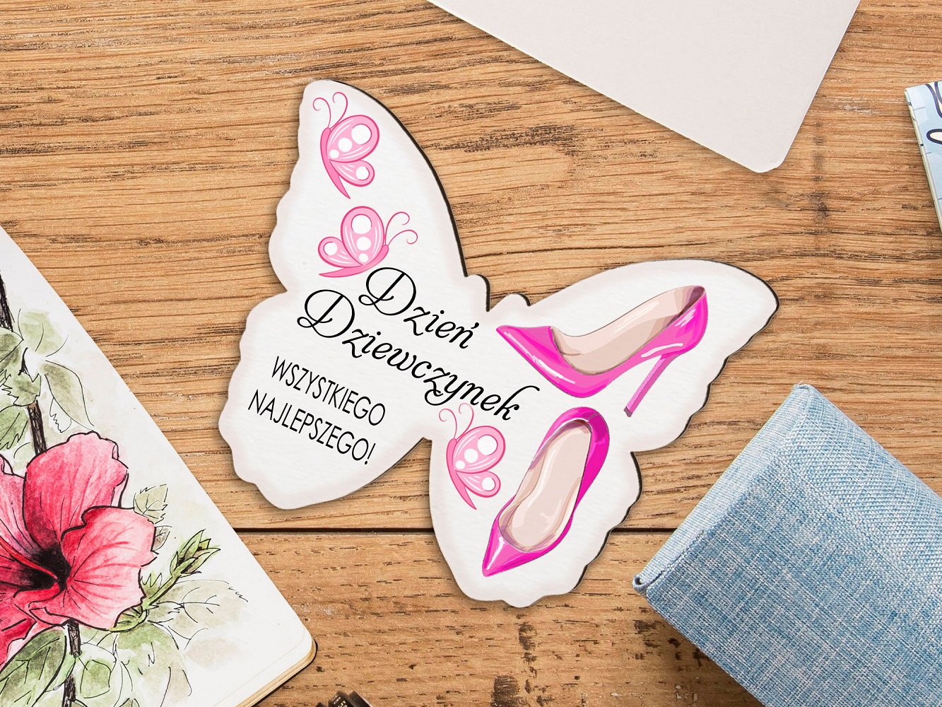 Prezent z okazji Dnia Dziewczynek - magnes do przedszkola lub szkoły