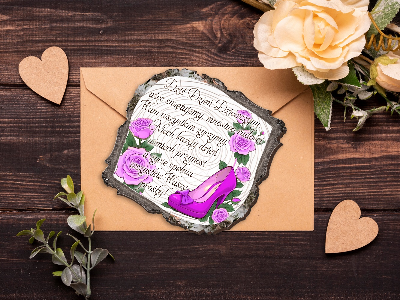 Magnes z okazji Dnia Dziewczyny - prezent do szkoły lub pracy