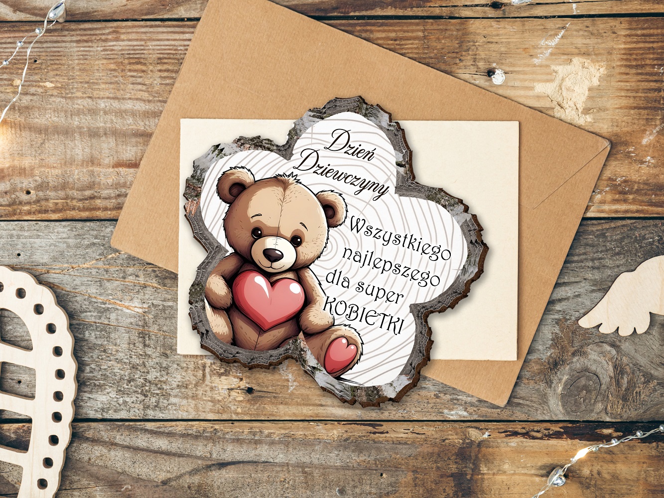 Drobiazg na Dzień Dziewczynek - magnes do przedszkola lub klasy